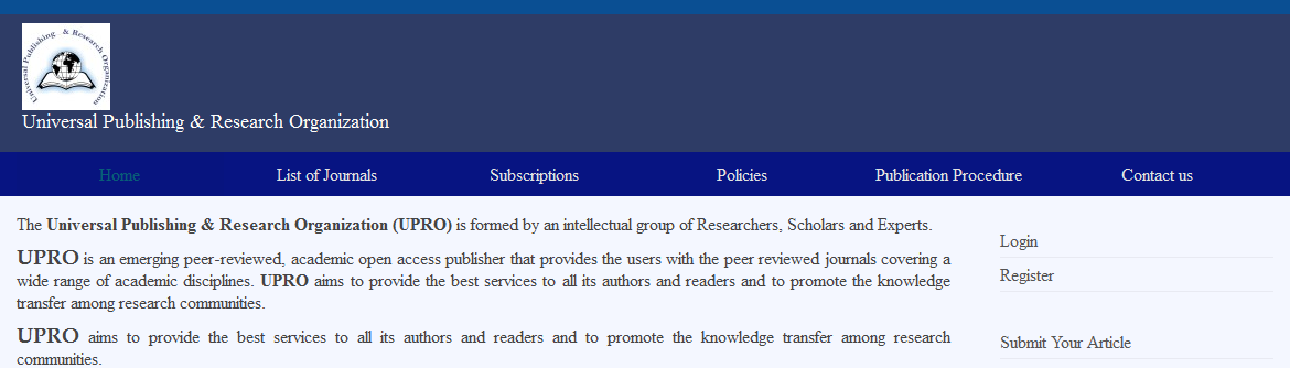 Universal Journal of Mathematics (UJM) is an International, open access, peer reviewed, online journ
