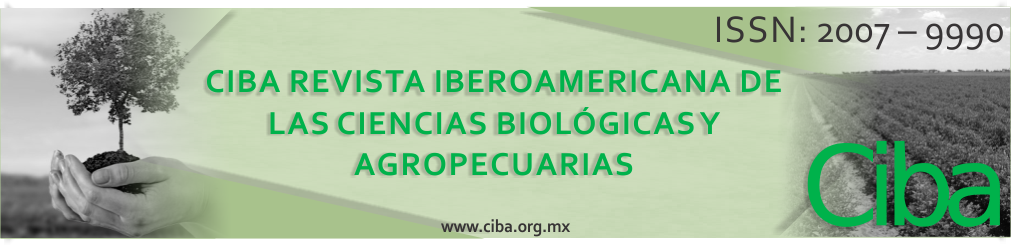 CIBA REVISTA IBEROAMERICANA DE LAS CIENCIAS BIOLÃ“GICAS Y AGROPECUARIAS
